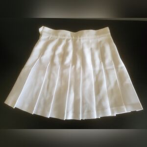 American Apparel White Skater Skirt